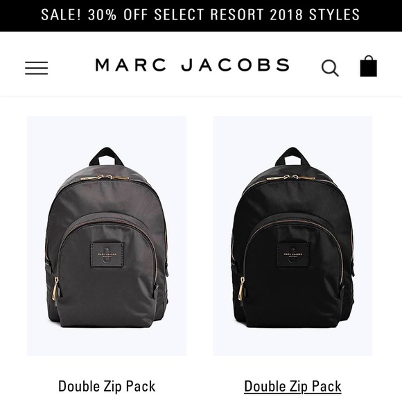 marc jacobs double zip pack